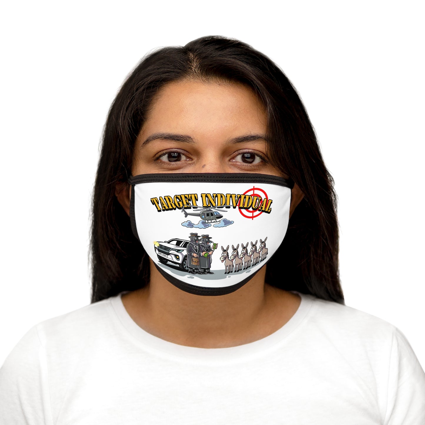 Target Individual Face Mask — Police/Police K9 Tactical Illustration