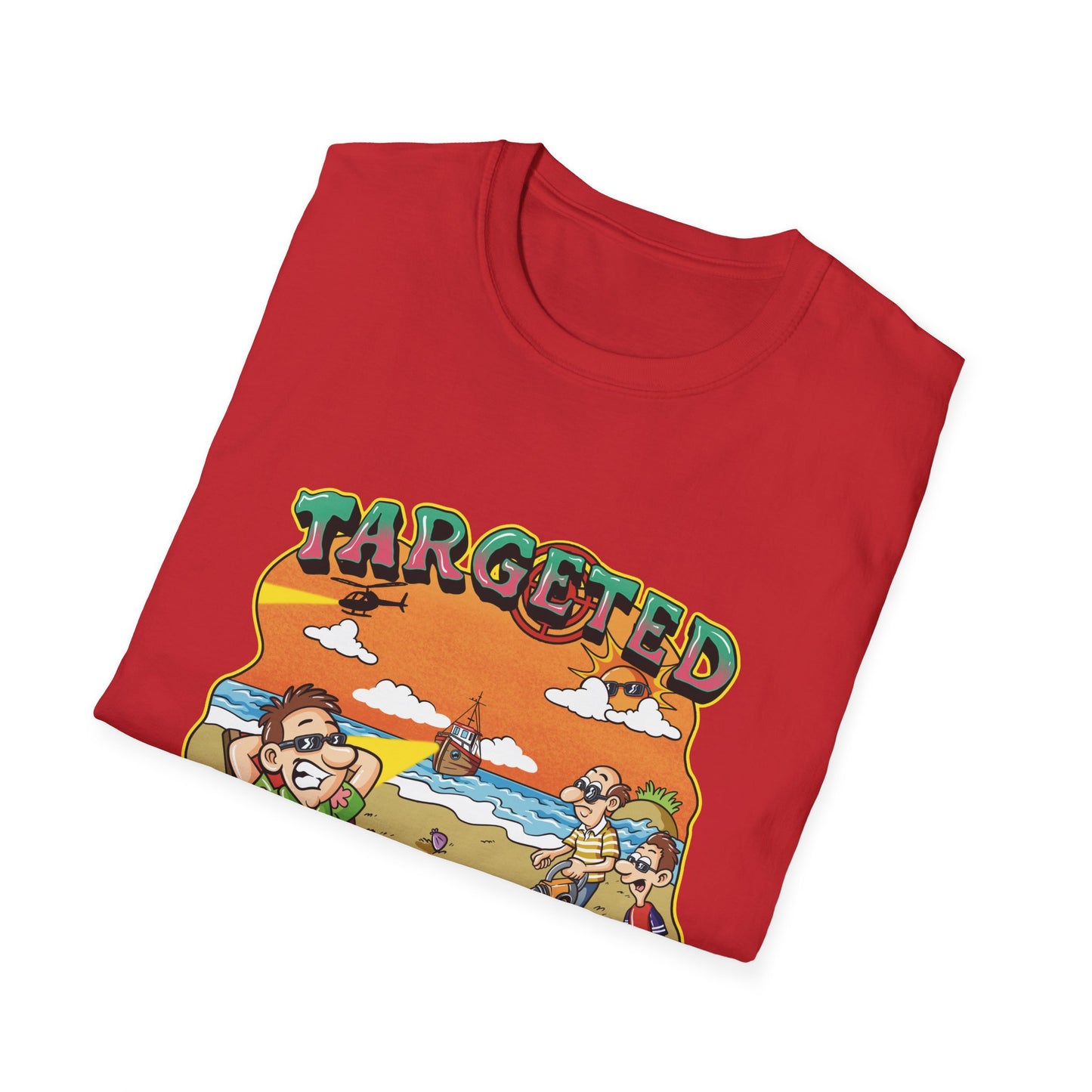 Targeted Individual T-Shirt — Retro Beach Conspiracy Graphic Tee