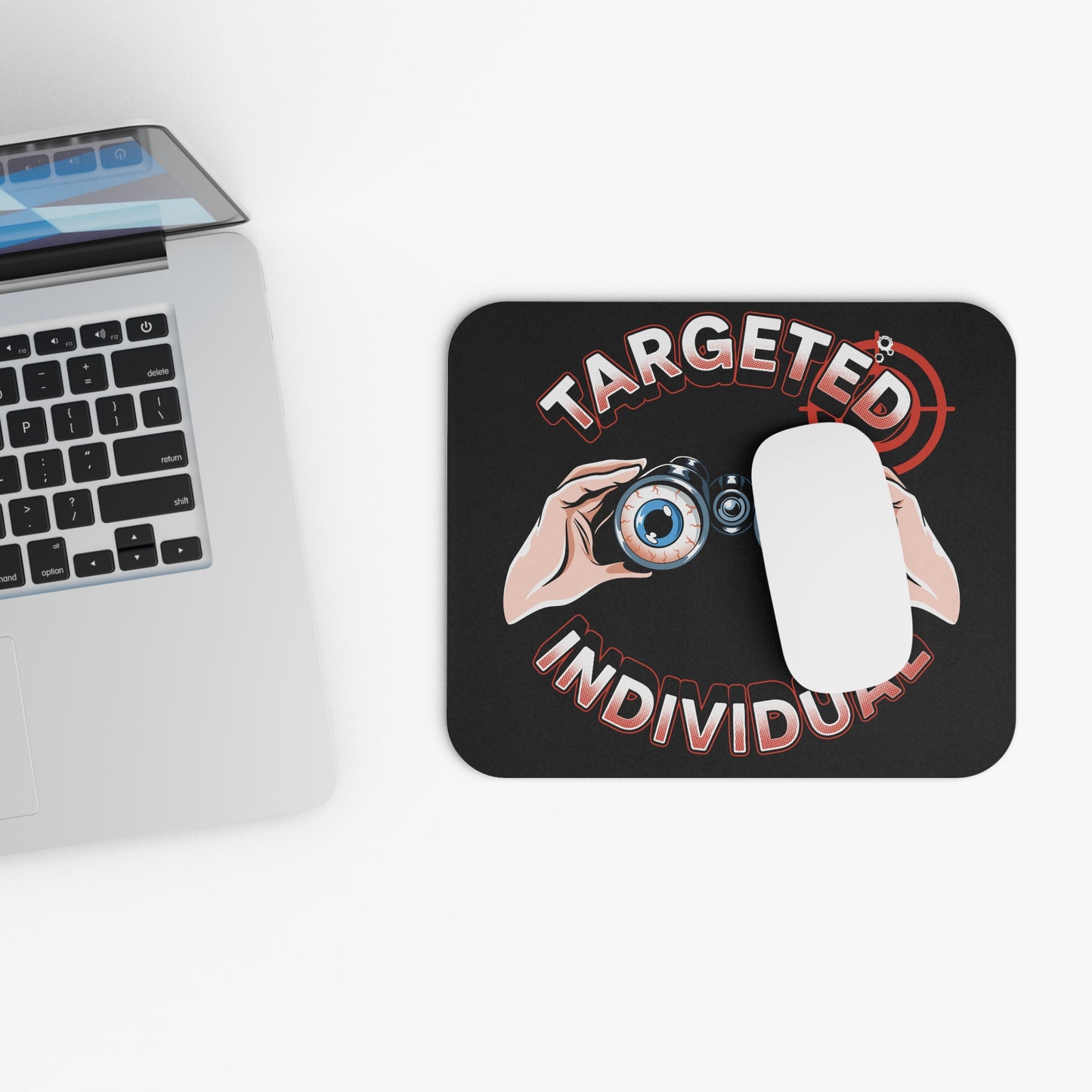 Targeted Individual Mouse Pad – Surveillance Binoculars Design