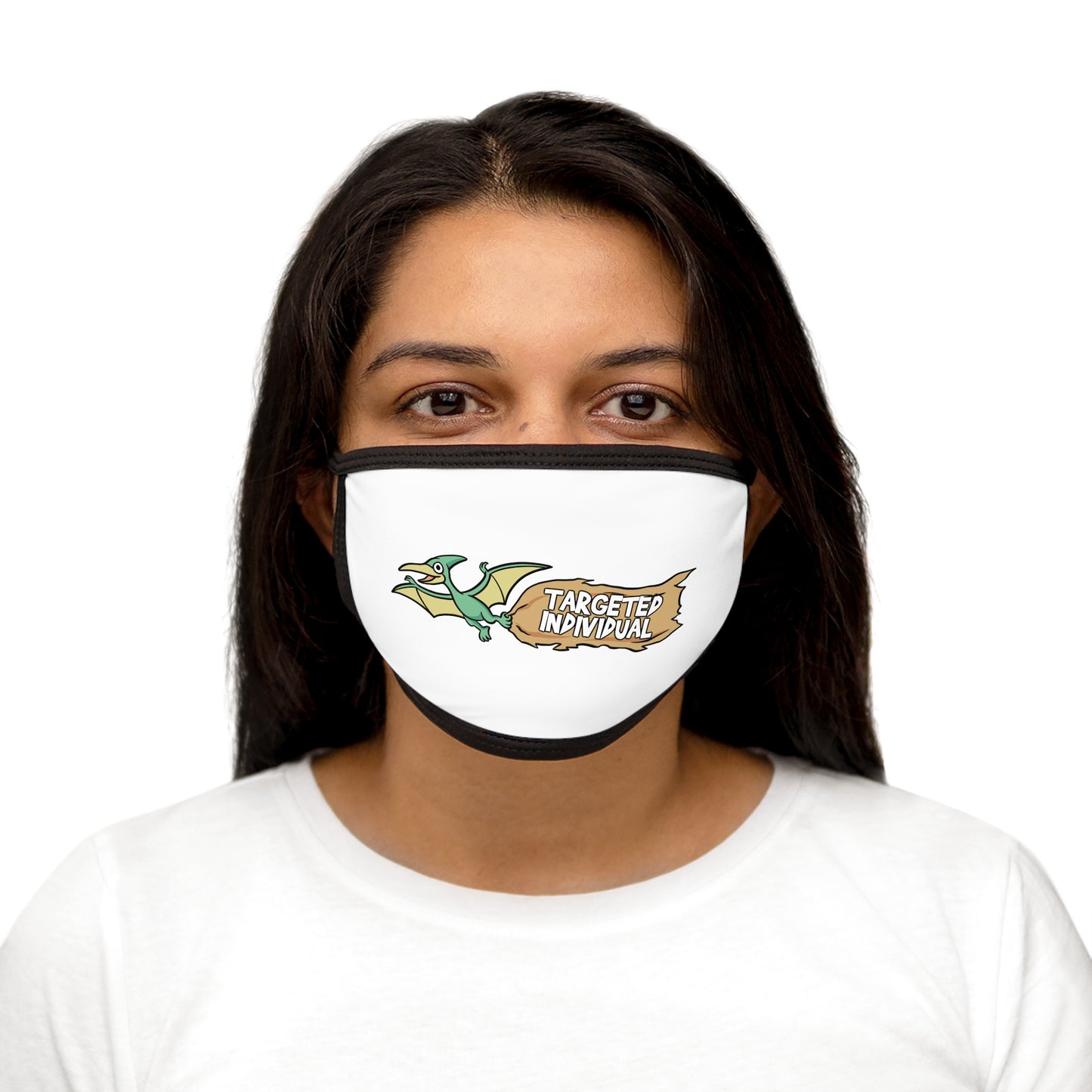 Targeted Individual Pterodactyl Face Mask — Funny Retro Dino Mask