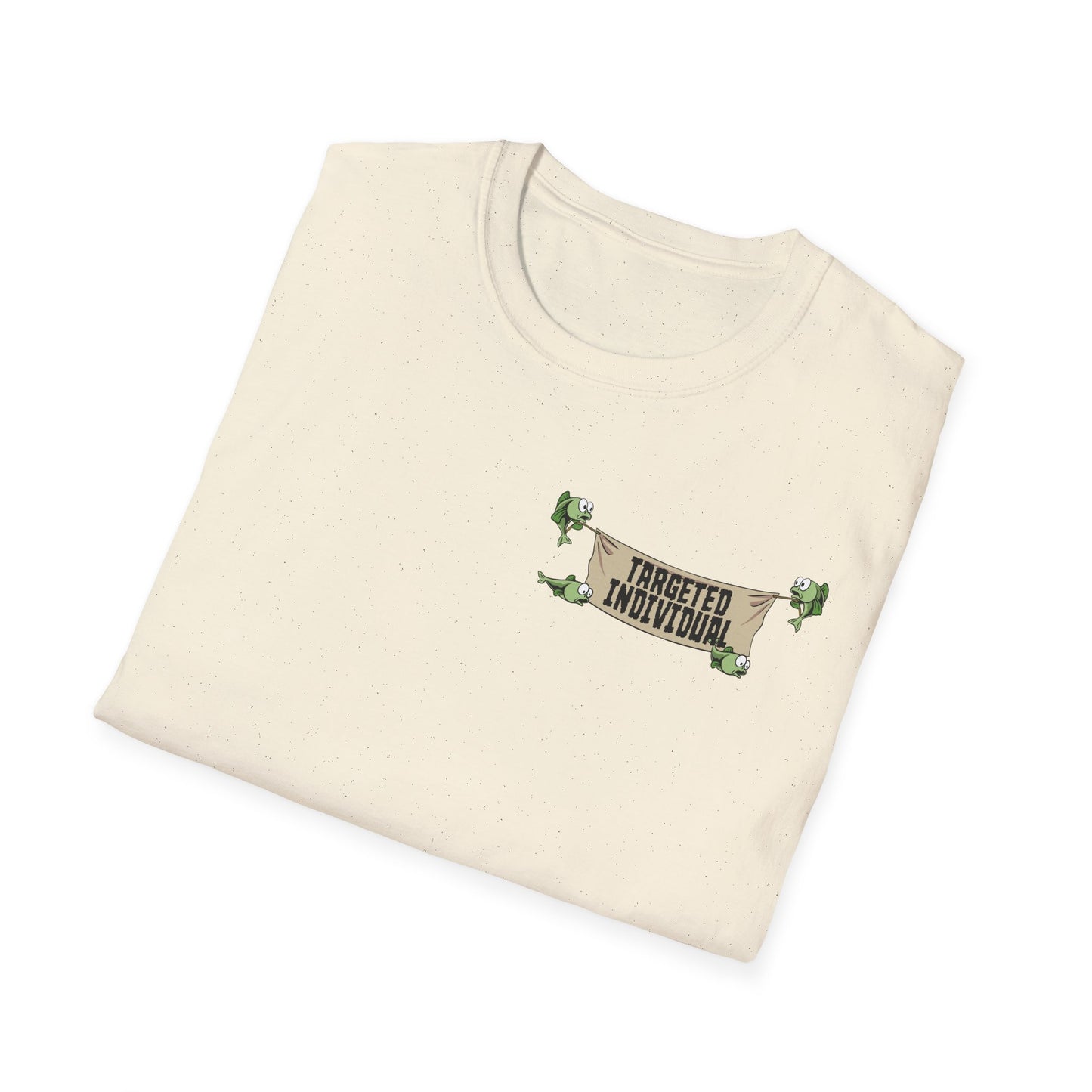 Targeted Individual Graphic Tee — Retro Diver Underwater Design