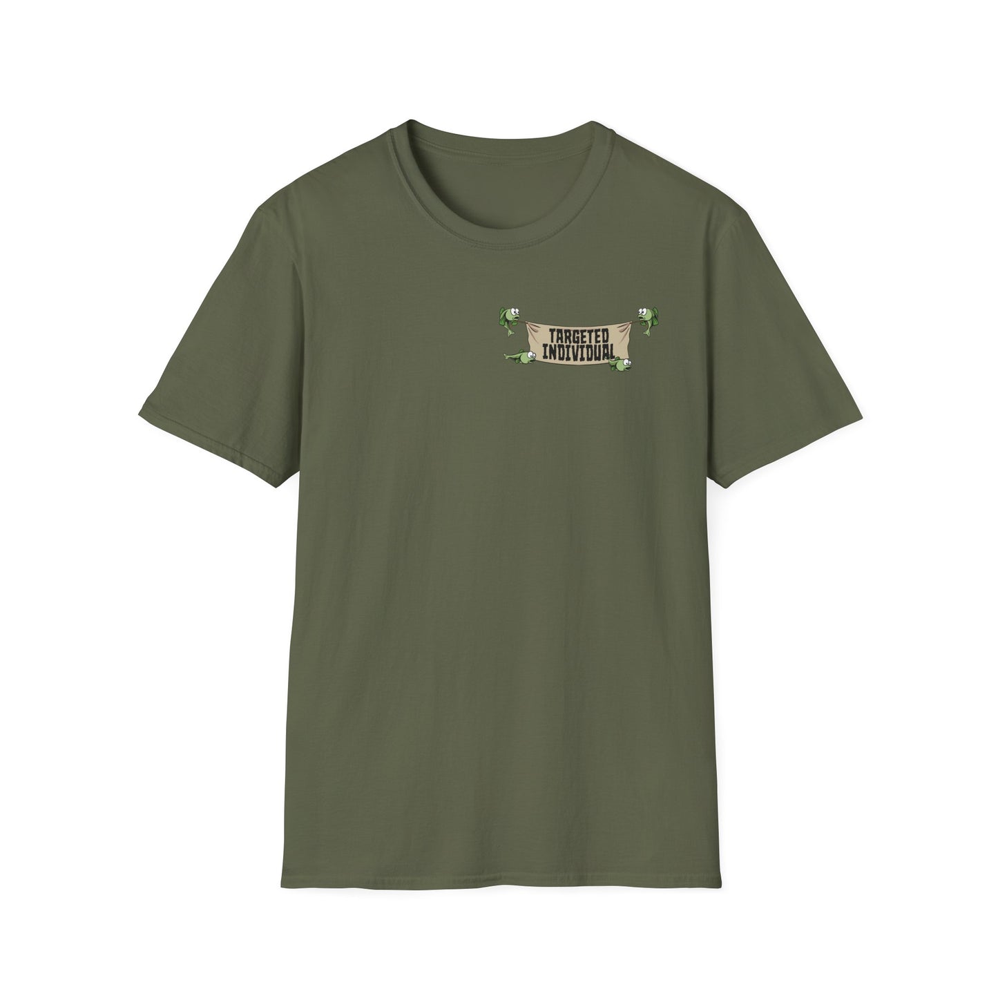 Targeted Individual Graphic Tee — Retro Diver Underwater Design