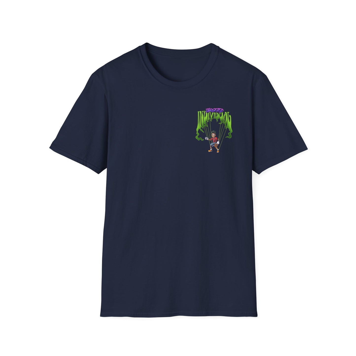 Scaredy Clown Graphic T-Shirt — Horror Joker Back Print