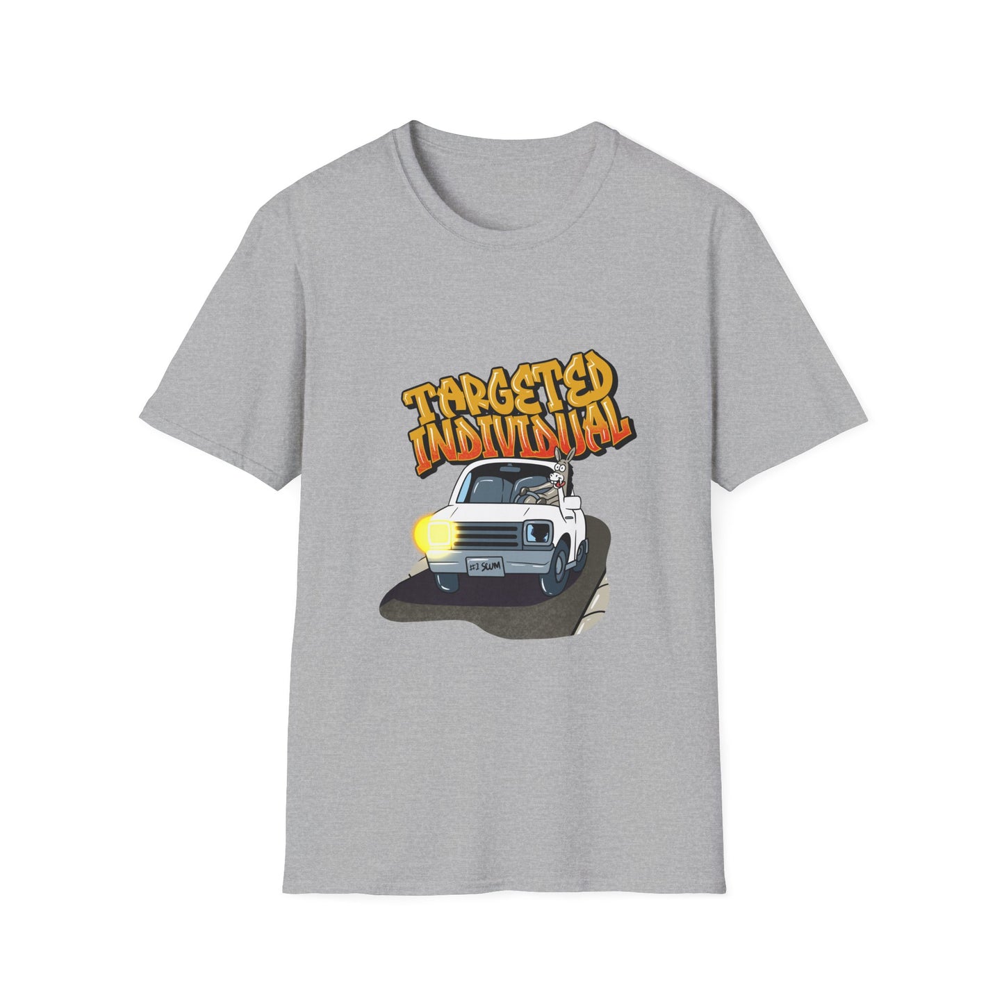T-Shirt — 'Targeted Individual' Retro Car Graphic Tee