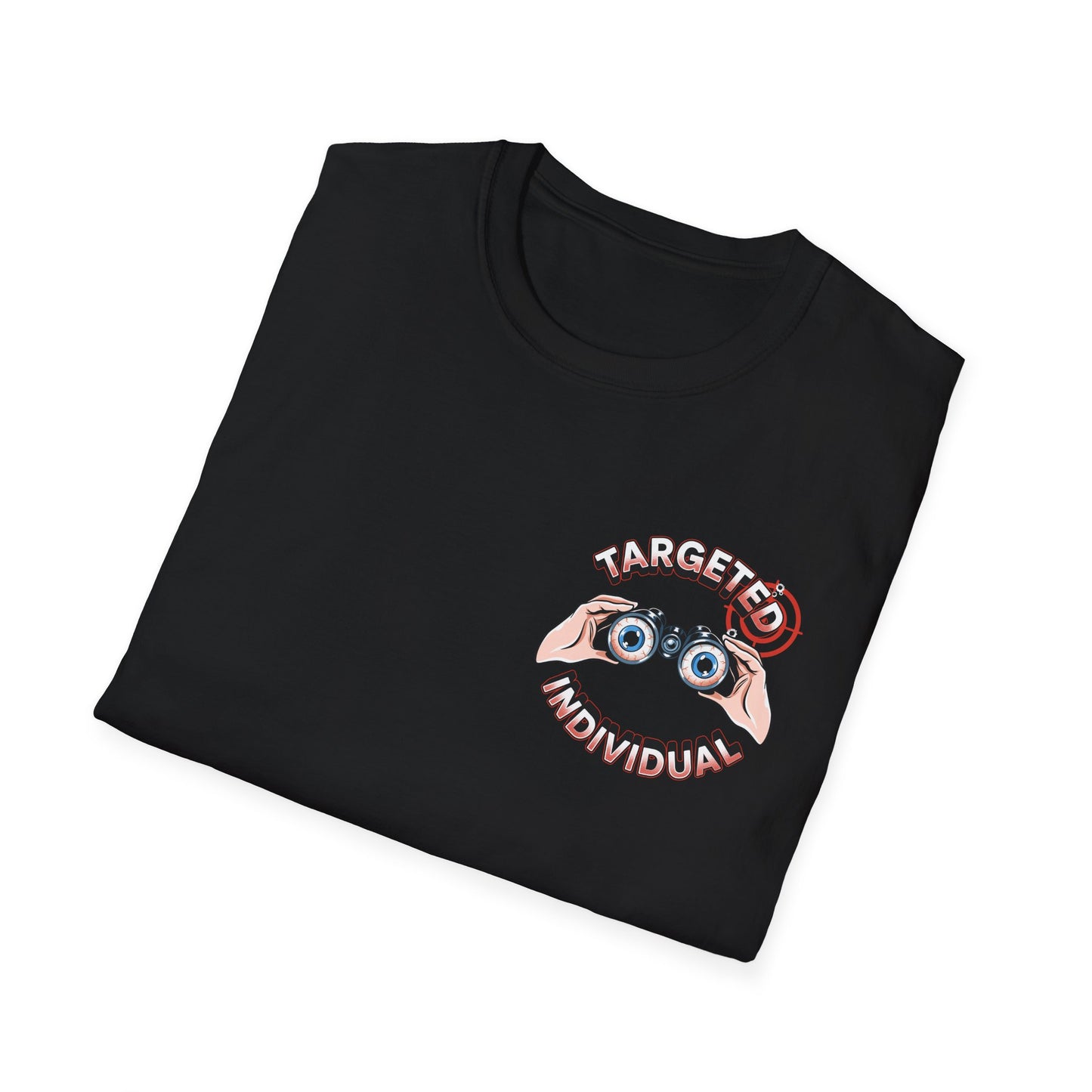 Targeted Individual T‑Shirt — Vintage Binoculars Graphic Tee