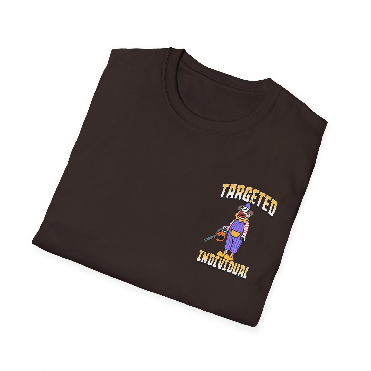 Targeted Individual Graphic T-Shirt — Circus Elephant Protest Design