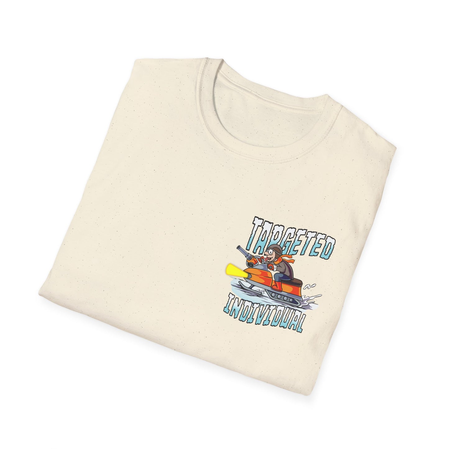Fishing Cartoon T-Shirt — "Targeted Individual" Graphic Tee
