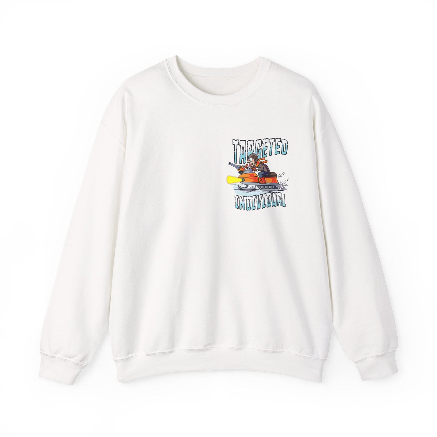 Sweatshirt — 'Targeted Individual' Retro Boating & Ocean Creature Graphic Crewneck