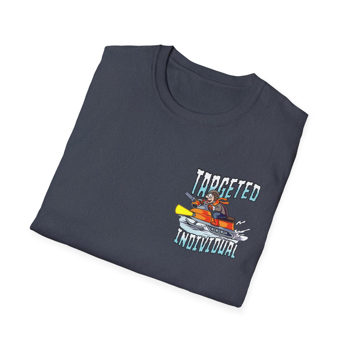 Fishing Cartoon T-Shirt — "Targeted Individual" Graphic Tee