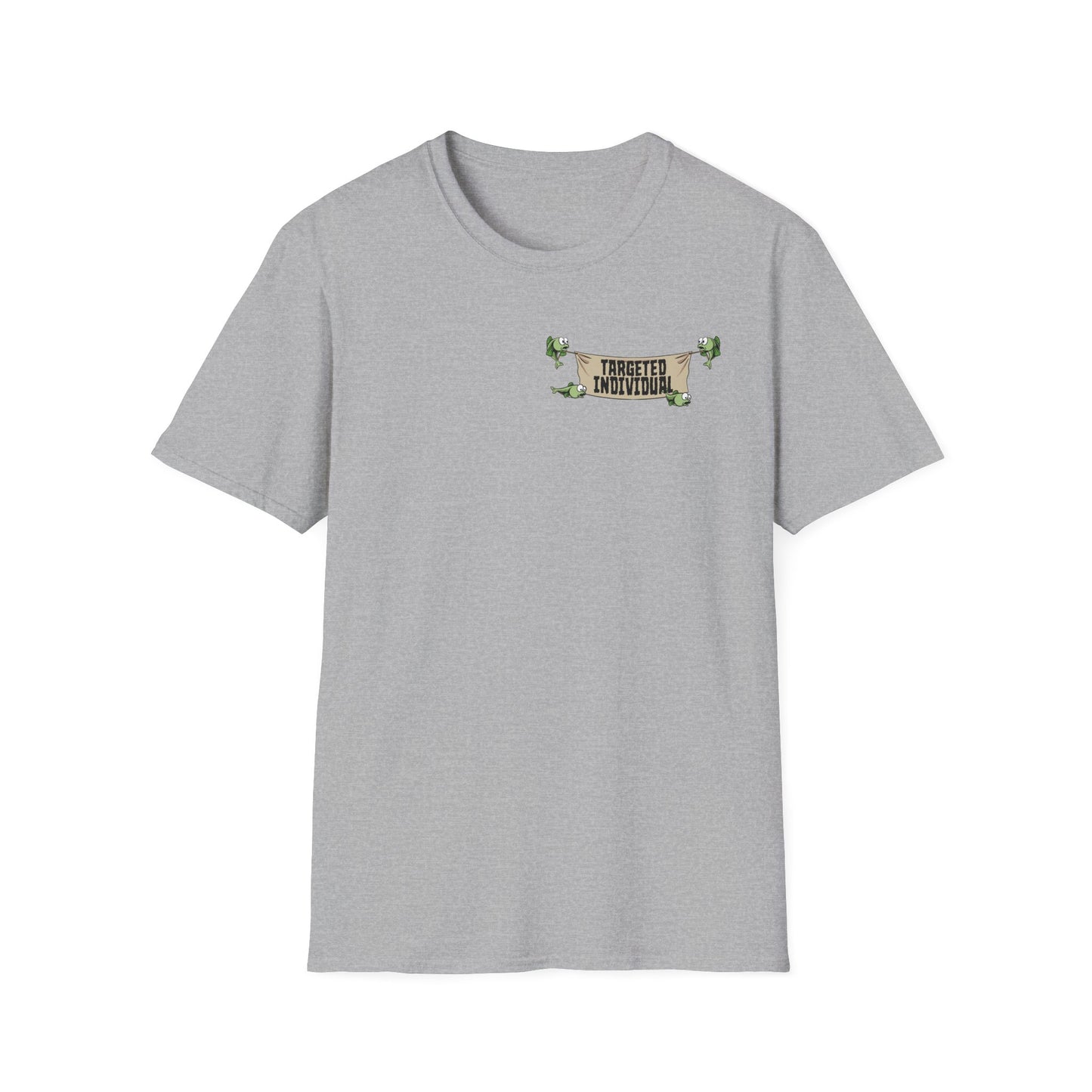 Targeted Individual Graphic Tee — Retro Diver Underwater Design