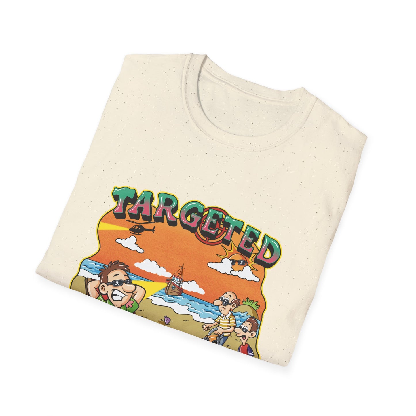 Targeted Individual T-Shirt — Retro Beach Conspiracy Graphic Tee