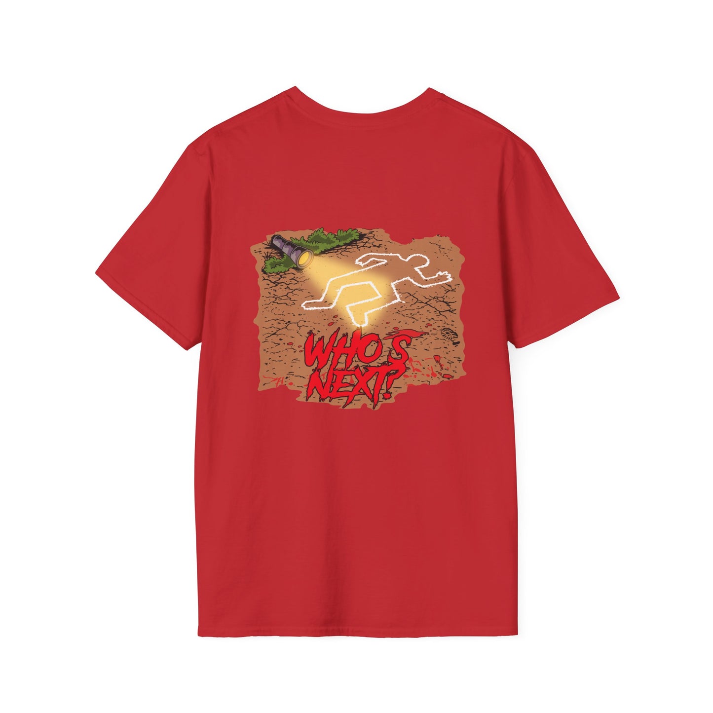 Who's Next T-Shirt — True Crime Crime Scene Graphic Tee