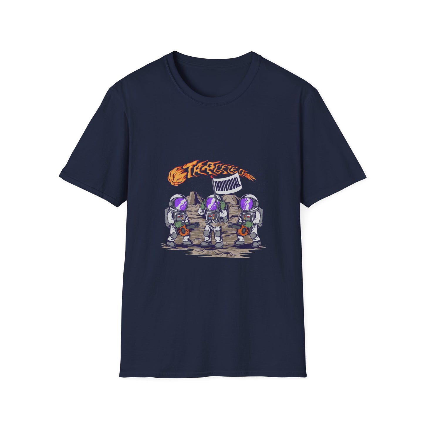 Astronaut Crew T-Shirt – Cute Space Crew with Flaming Comet Graphic