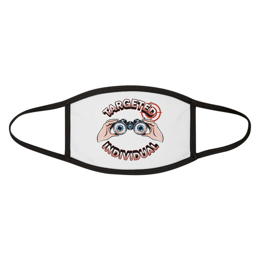 Targeted Individual Face Mask — Binoculars Graphic Mask for Privacy Awareness
