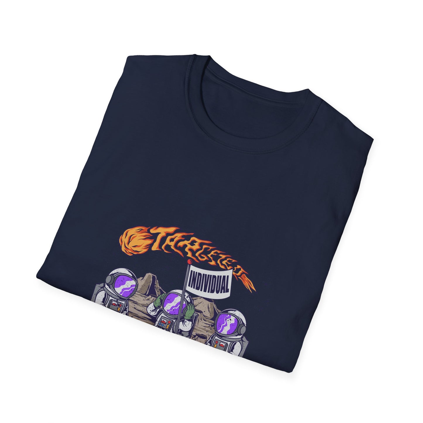 Astronaut Crew T-Shirt – Cute Space Crew with Flaming Comet Graphic