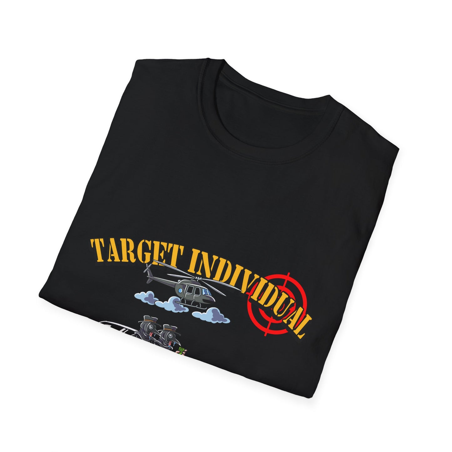 Target Individual T-Shirt — Funny Police Lineup Graphic Tee