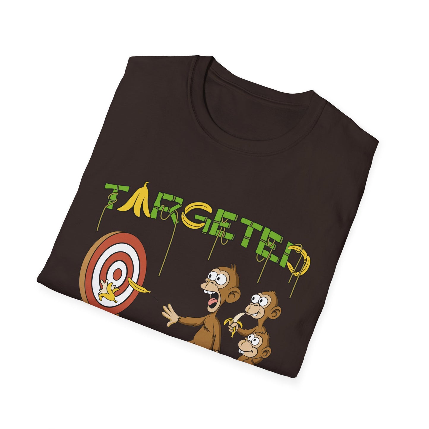 Targeted Individual Graphic T-Shirt — Funny Monkey Target Design