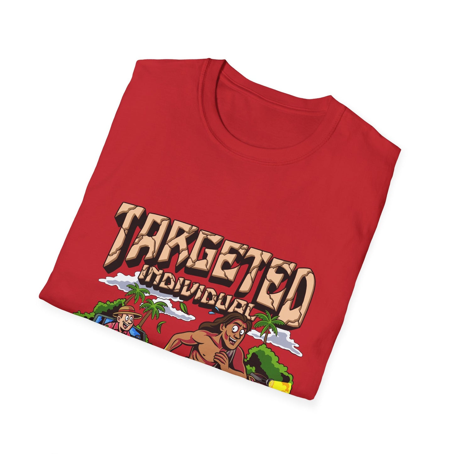 Targeted Individuals T-Shirt — Retro Island Hunt Graphic Tee
