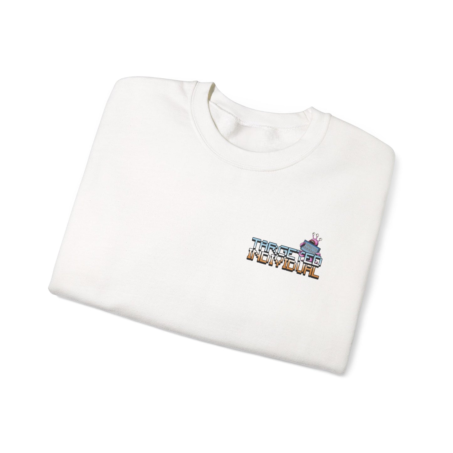 Targeted Individual Crewneck Sweatshirt — Retro Sci‑Fi Robot Graphic