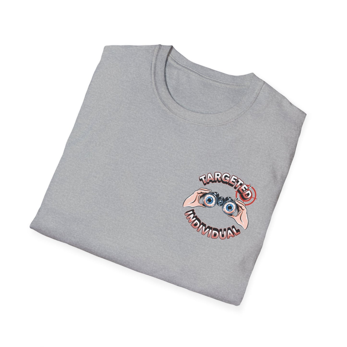 T-Shirt — Retro 'No Stalking' Vintage Graphic Tee (Front Sloth & Back Emblem)
