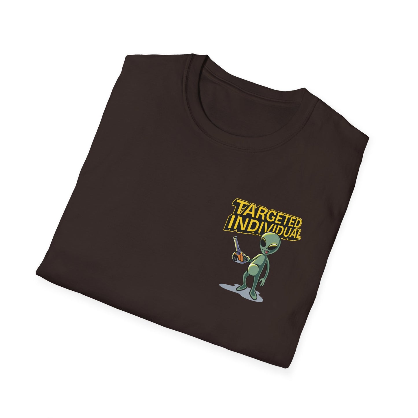 Alien Abduction Graphic T-Shirt — "Target Individual" Sci‑Fi UFO Tee