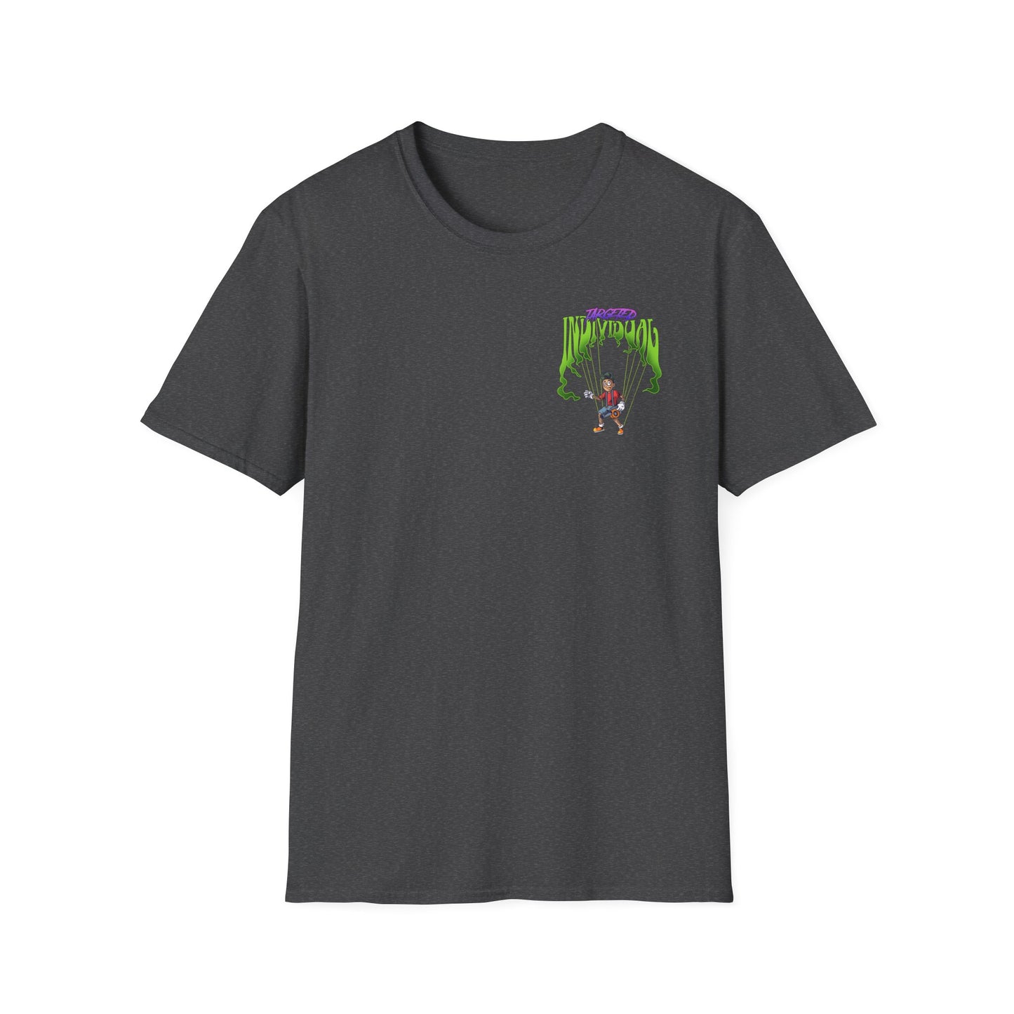 Scaredy Clown Graphic T-Shirt — Horror Joker Back Print