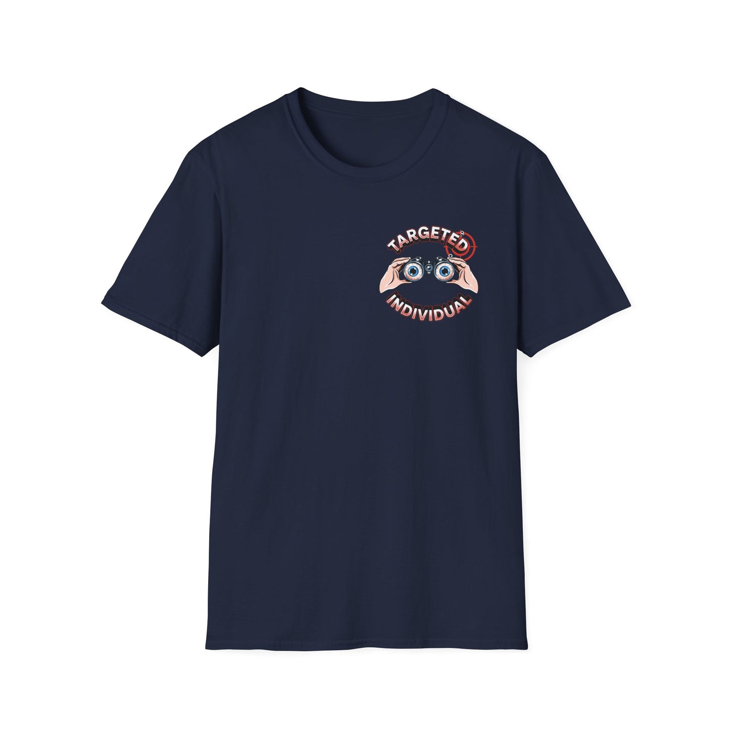 Targeted Individual T‑Shirt — Vintage Binoculars Graphic Tee