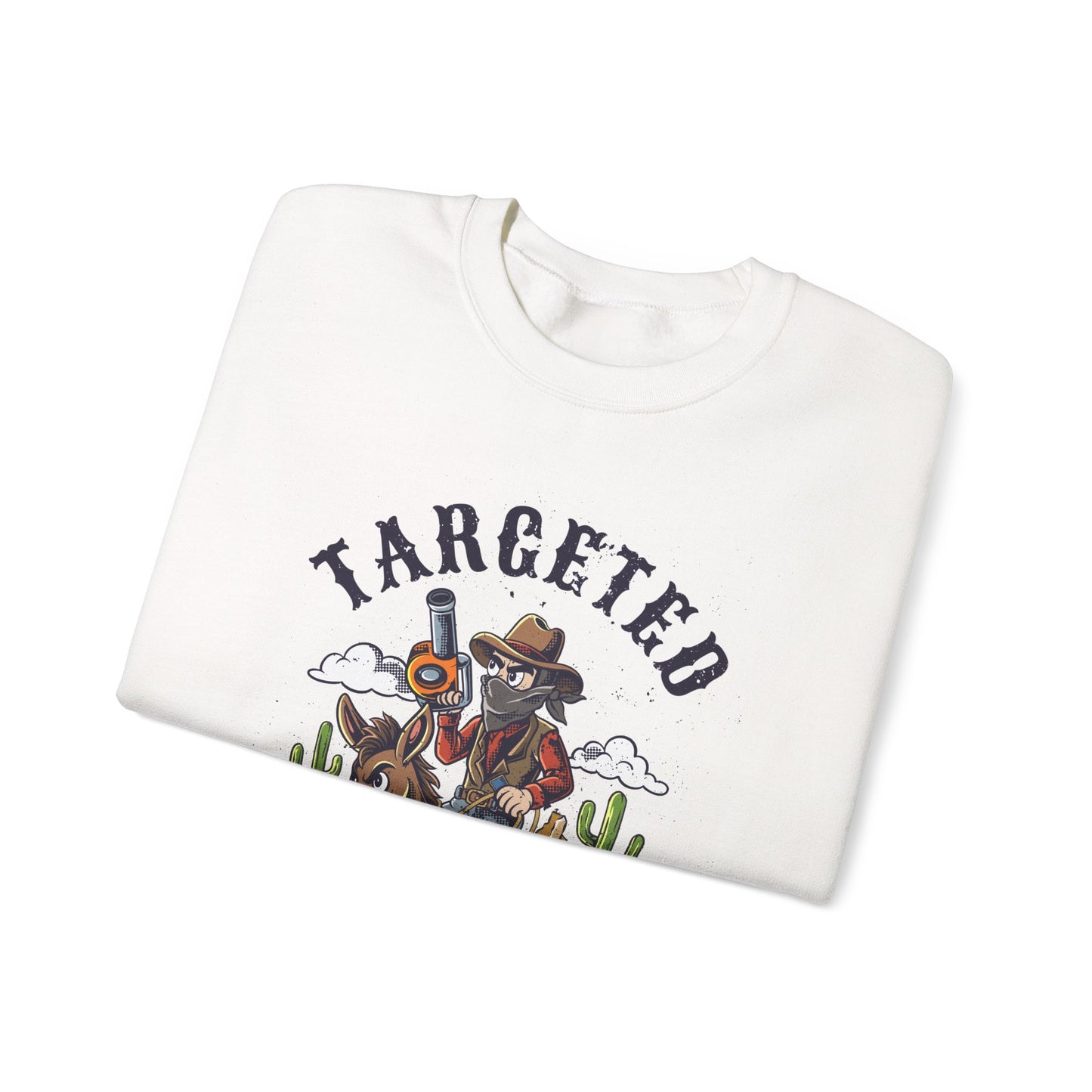 Sweatshirt — "Targeted Individual" Cowboy Graphic Crewneck