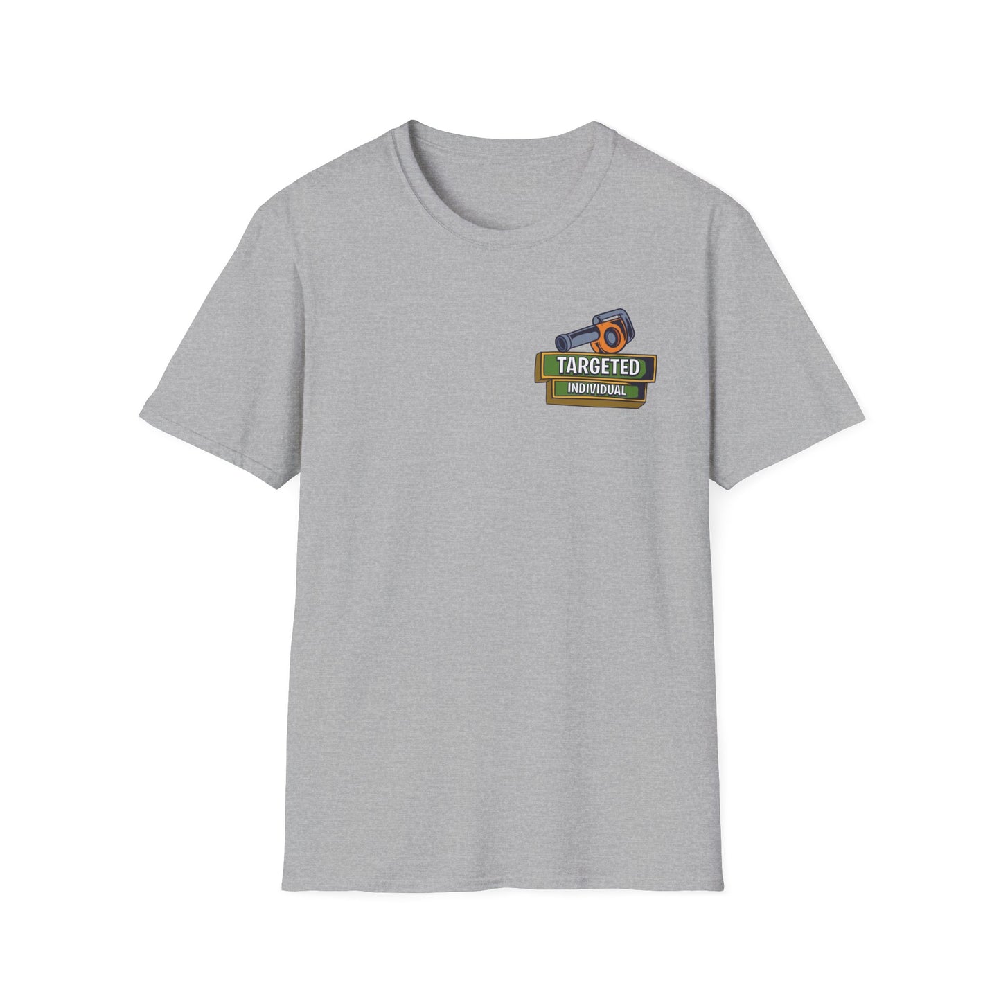 Targeted Ad Vendor T-Shirt — Funny Street Market Cartoon Graphic Tee