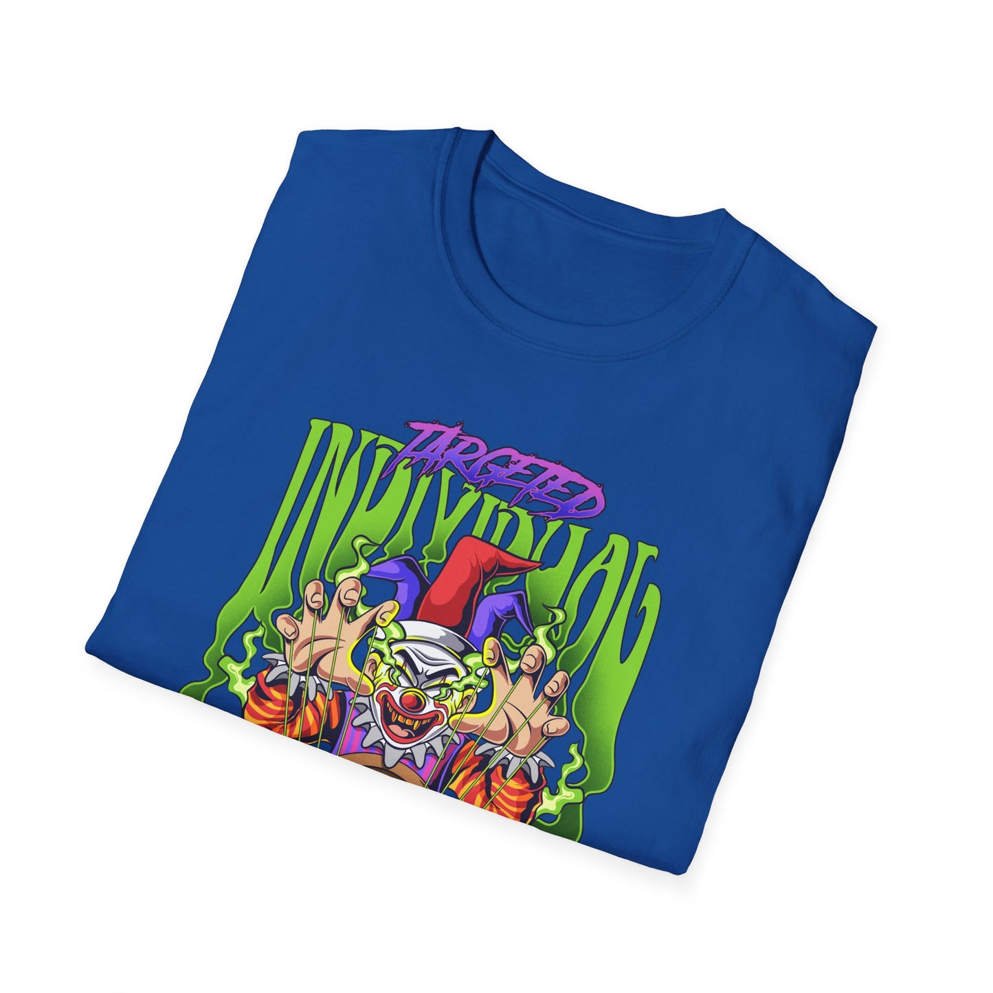 Creepy Clown Portal T-Shirt — Horror Graphic Tee with 'Disturbed' Vibe