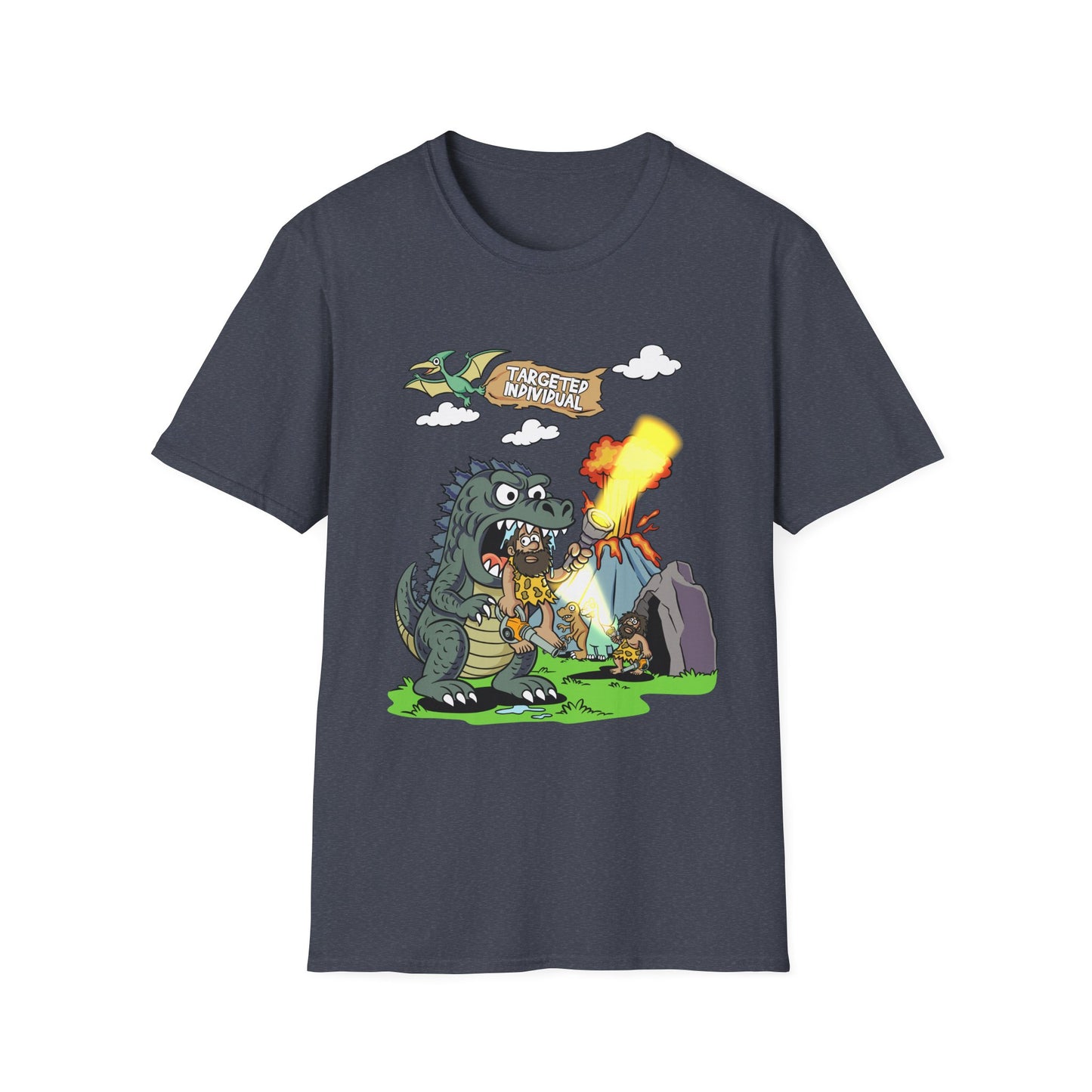 Godzilla Camping T‑Shirt — Funny Monster Camping Design (That’s My Campfire!)