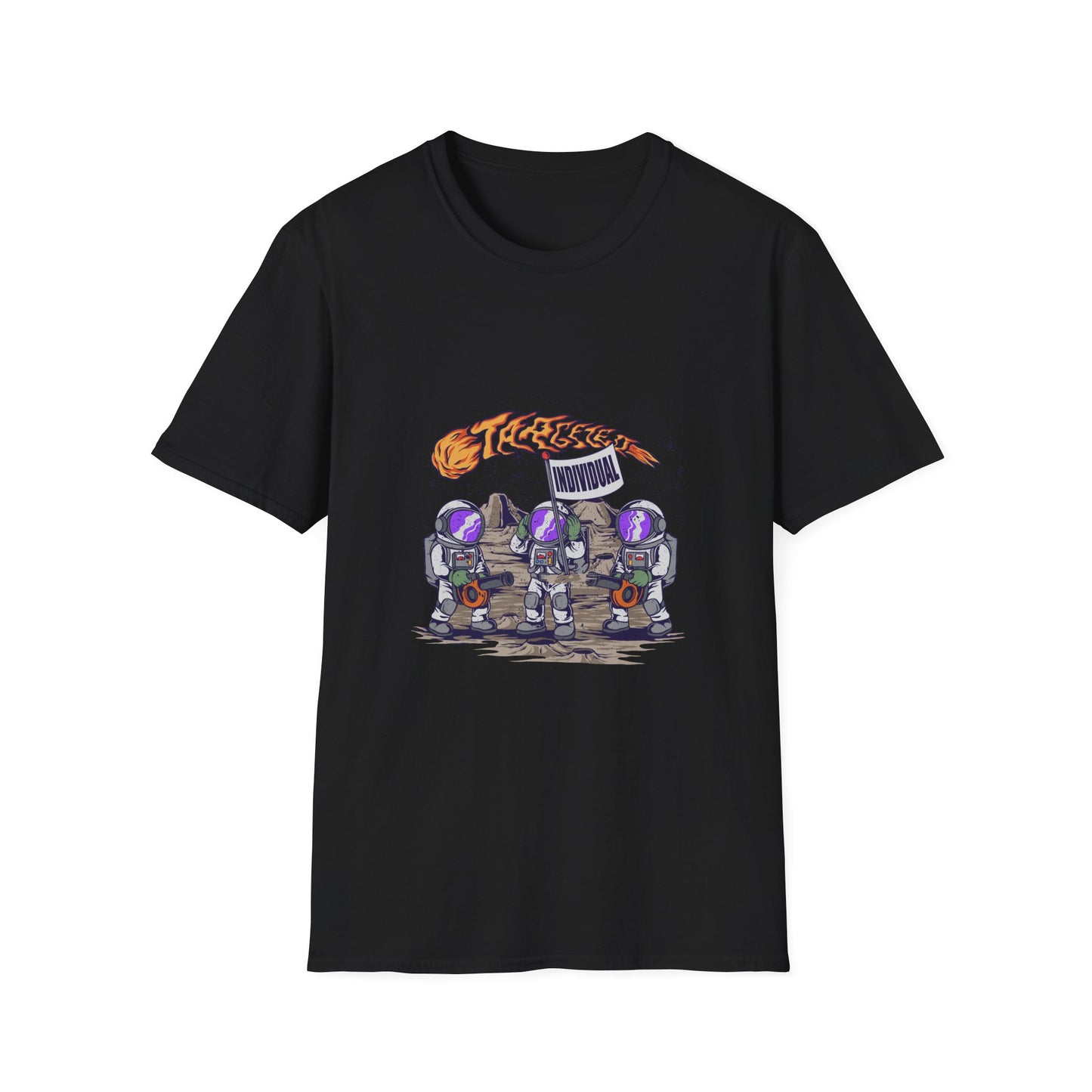 Astronaut Crew T-Shirt – Cute Space Crew with Flaming Comet Graphic