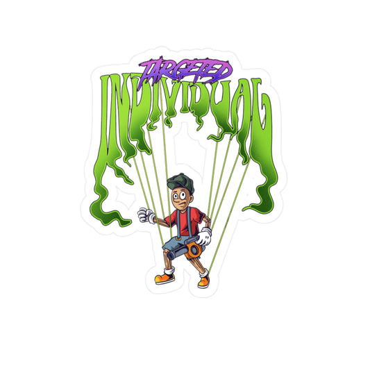 Targeted Individual Parachute Sticker – Kiss-Cut Vinyl Decal