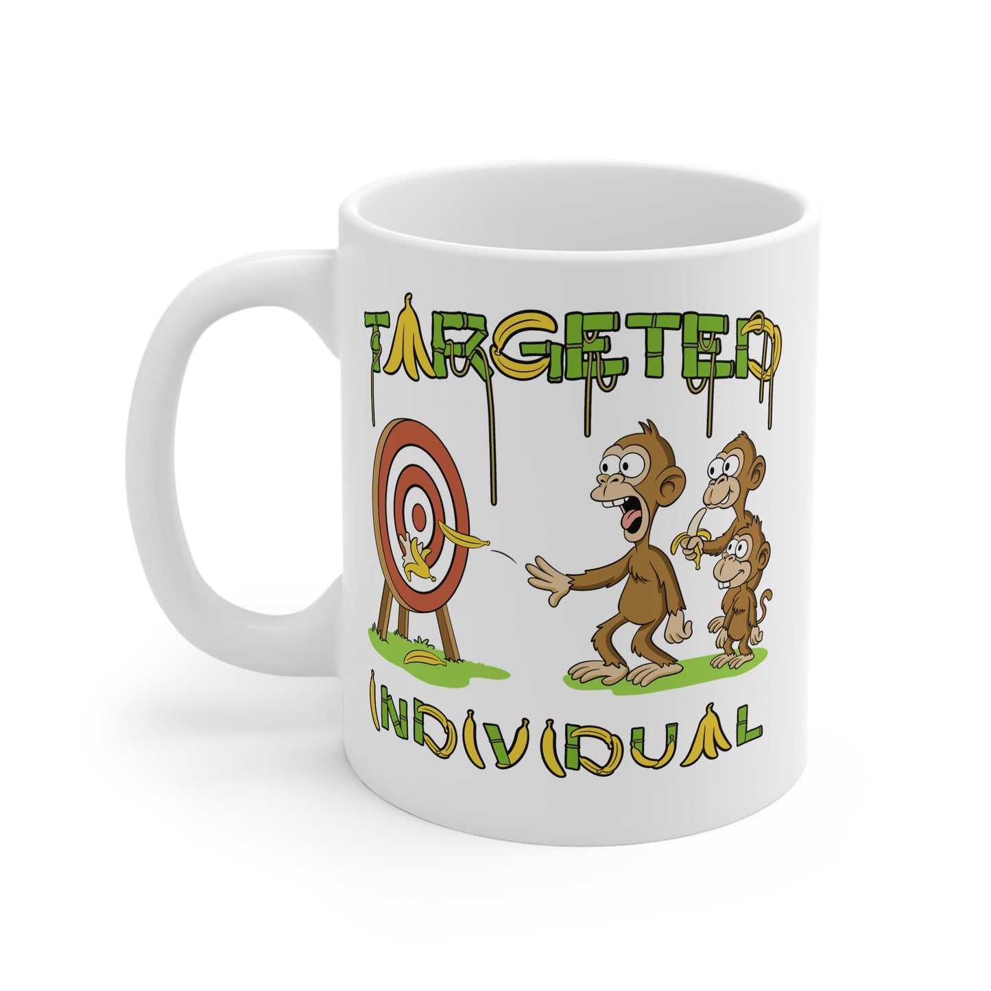 Targeted Individual Mug — Funny Monkey Target Coffee Cup