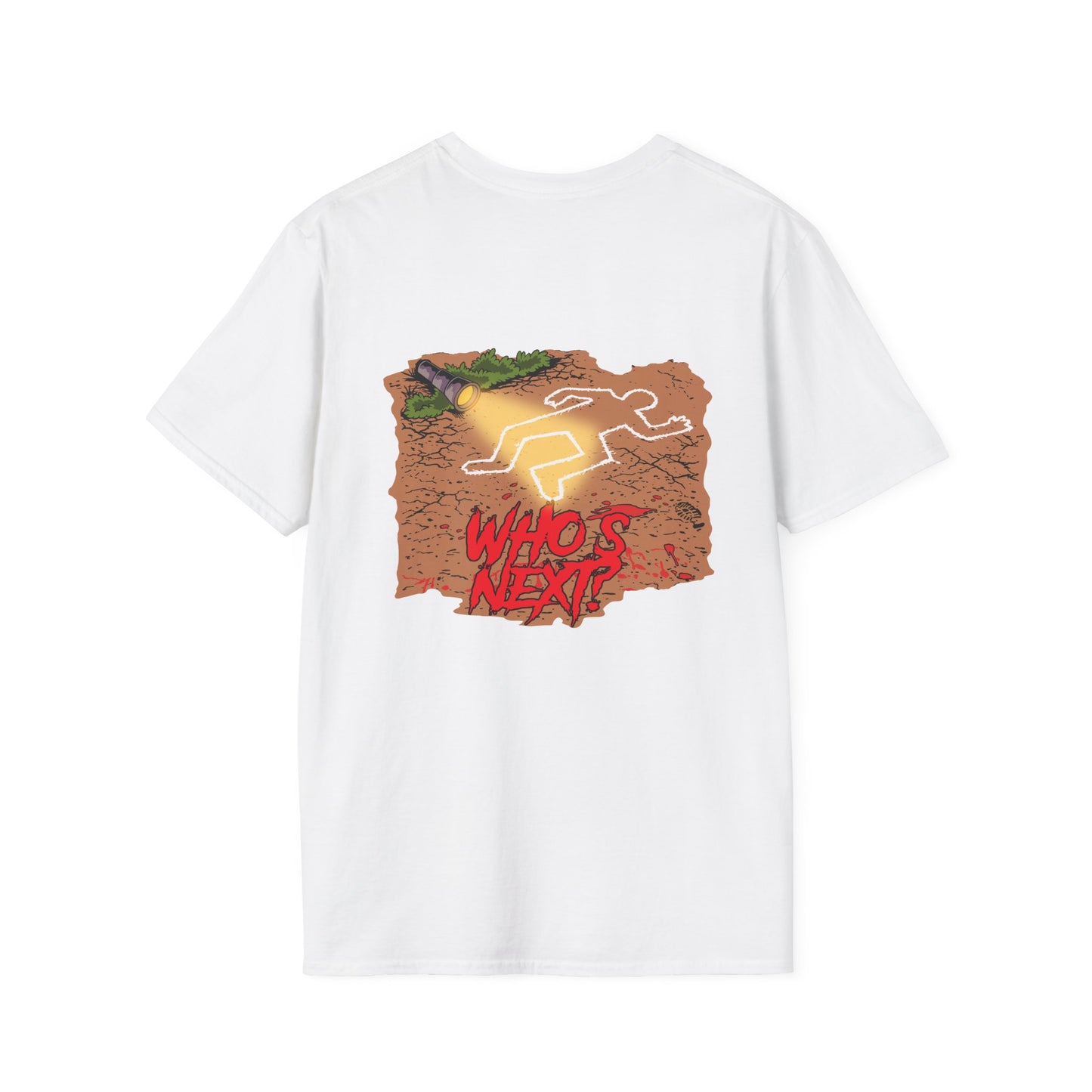 Who's Next T-Shirt — True Crime Crime Scene Graphic Tee