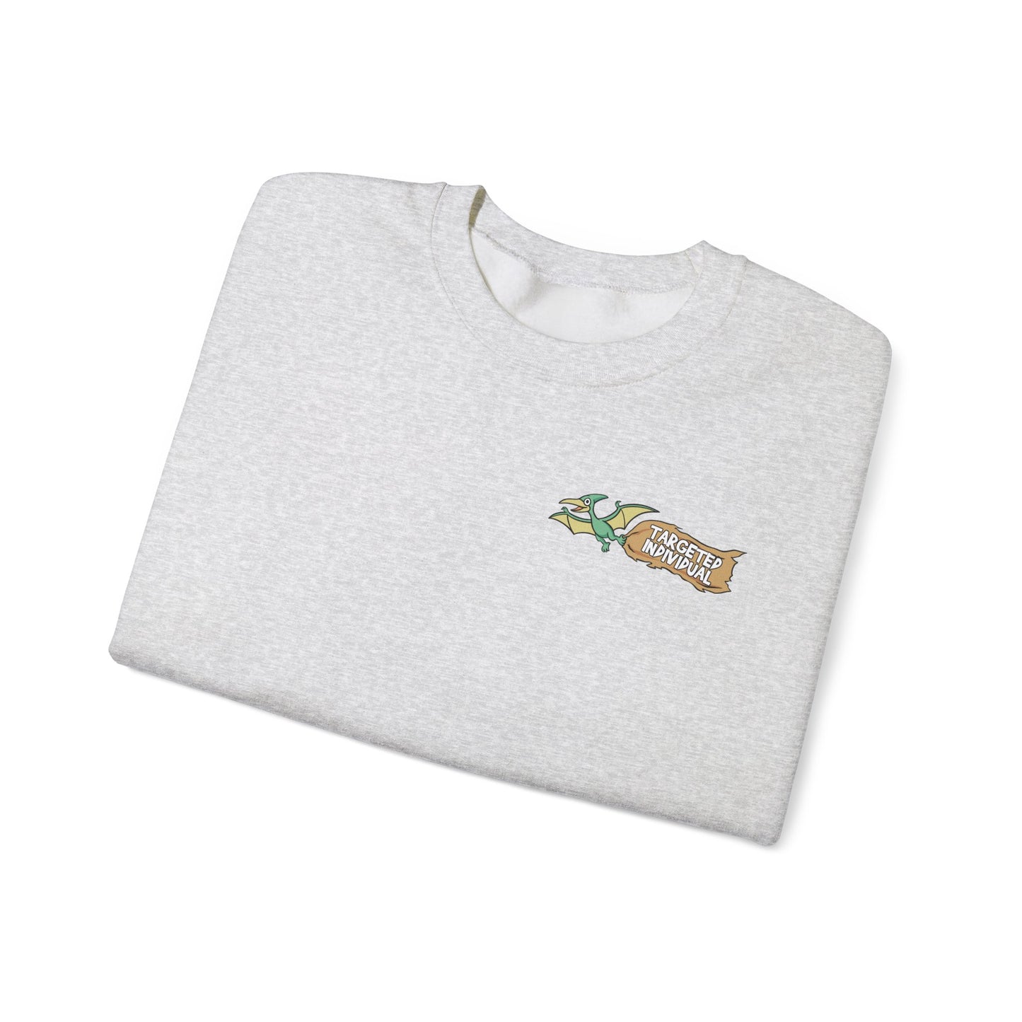 Godzilla Cartoon Crewneck Sweatshirt - Funny Monster Fire-Breathing Graphic