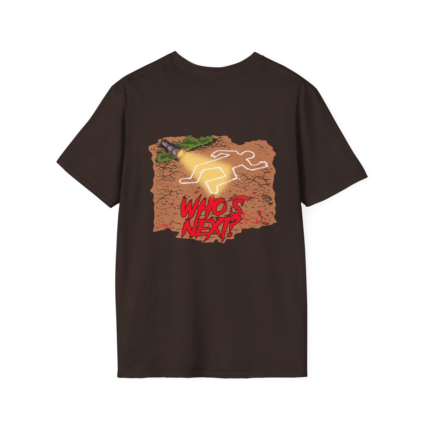 Who's Next T-Shirt — True Crime Crime Scene Graphic Tee