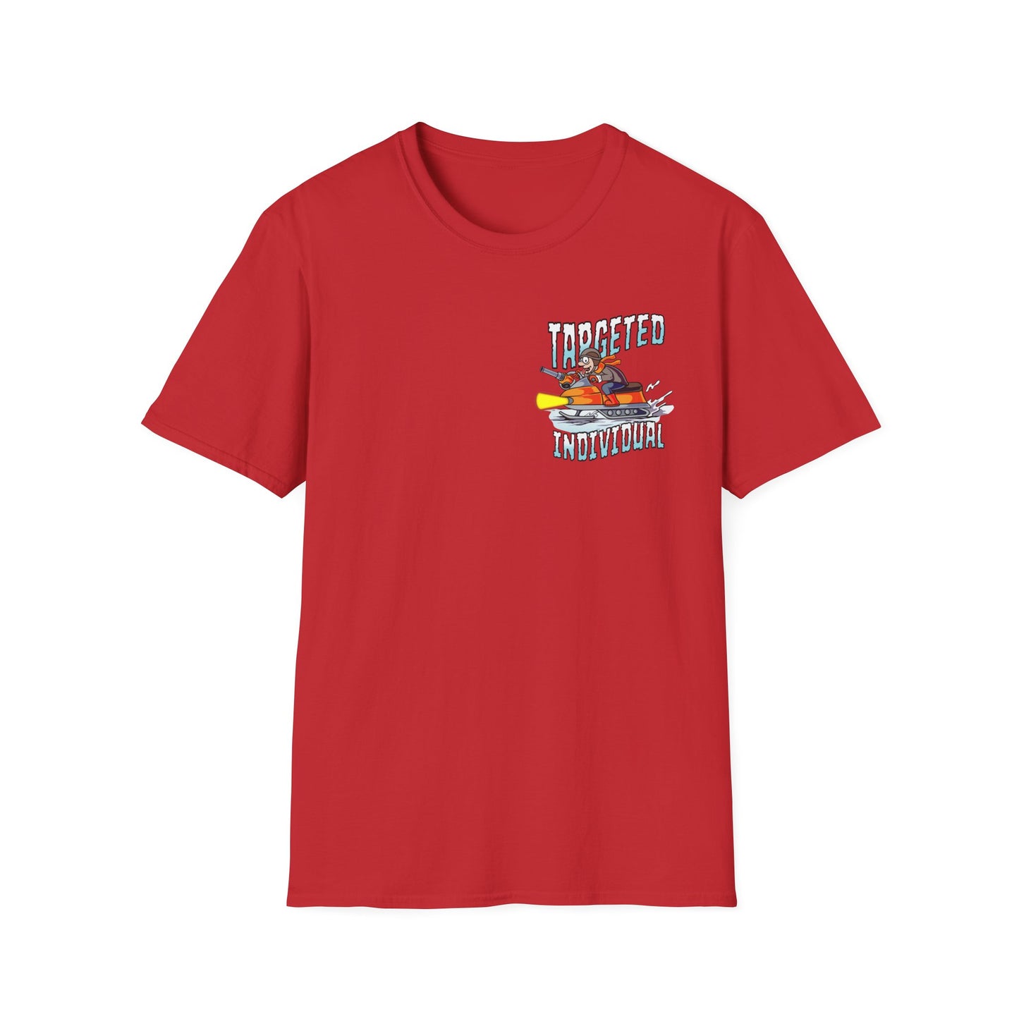 Fishing Cartoon T-Shirt — "Targeted Individual" Graphic Tee