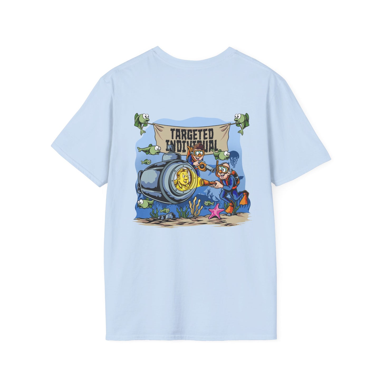 T-Shirt — 'Targeted Individual' Submarine Cartoon Graphic Tee