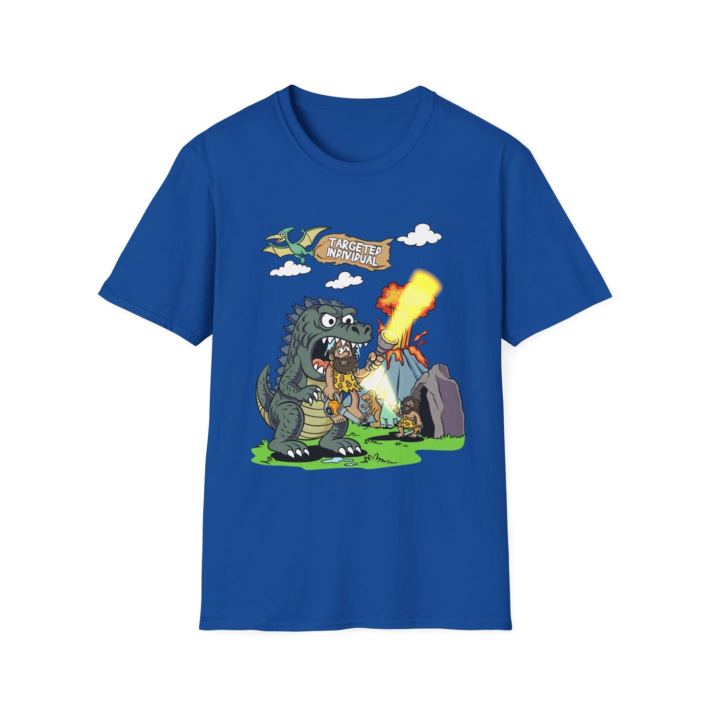 Godzilla Camping T‑Shirt — Funny Monster Camping Design (That’s My Campfire!)