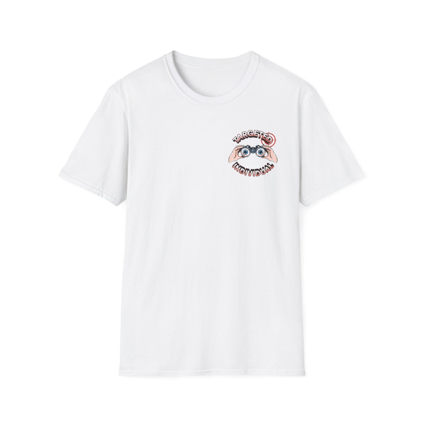 Targeted Individual Sloth T-Shirt - Funny Cartoon Back Print