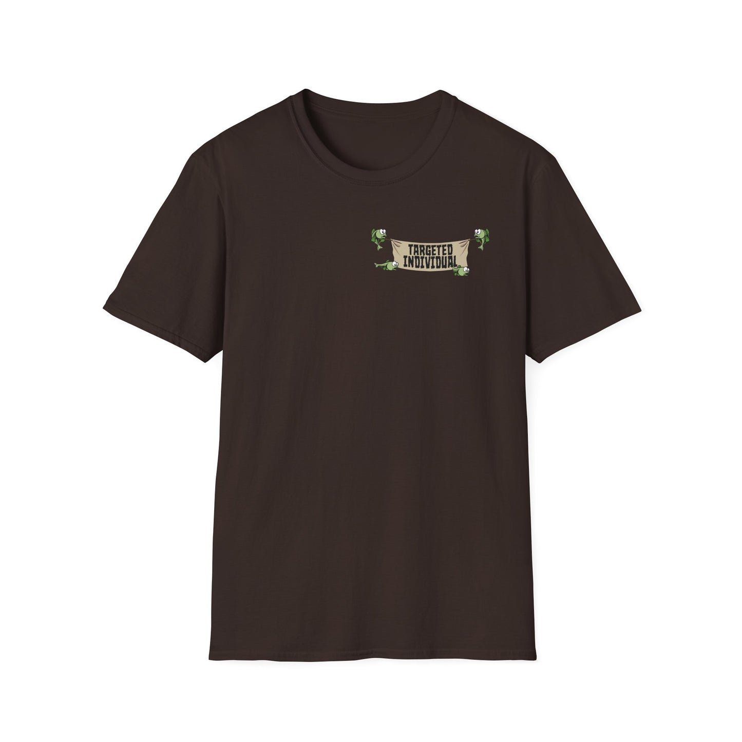 Targeted Individual Graphic Tee — Retro Diver Underwater Design