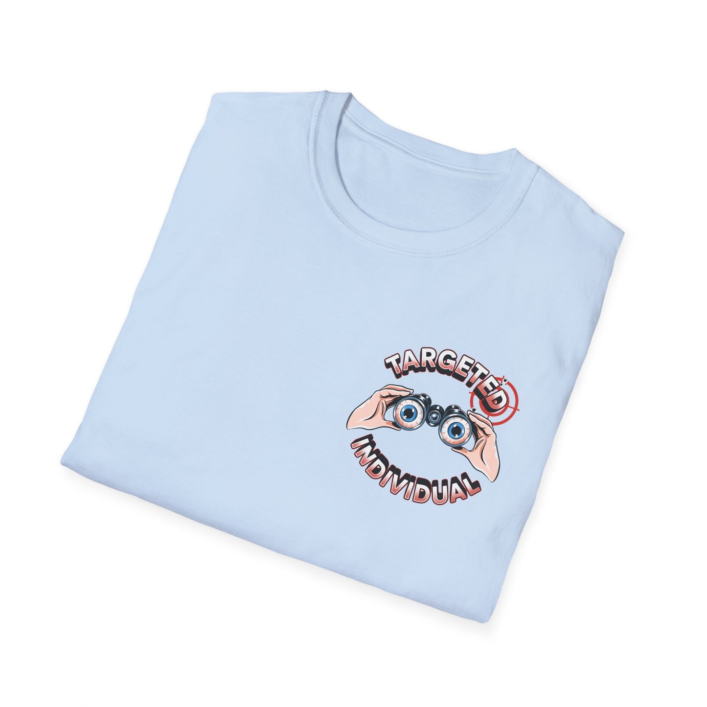 Targeted Individual T‑Shirt — Vintage Binoculars Graphic Tee