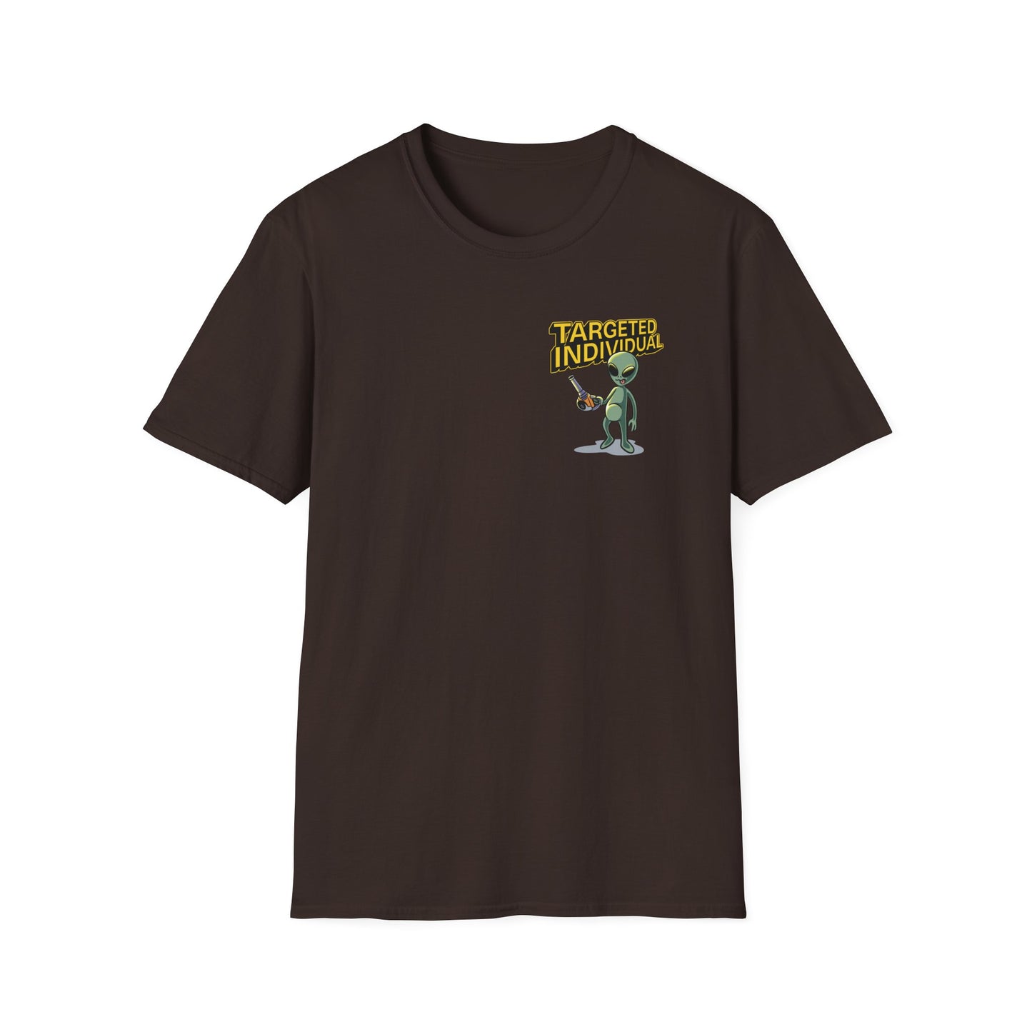 Alien Abduction Graphic T-Shirt — "Target Individual" Sci‑Fi UFO Tee