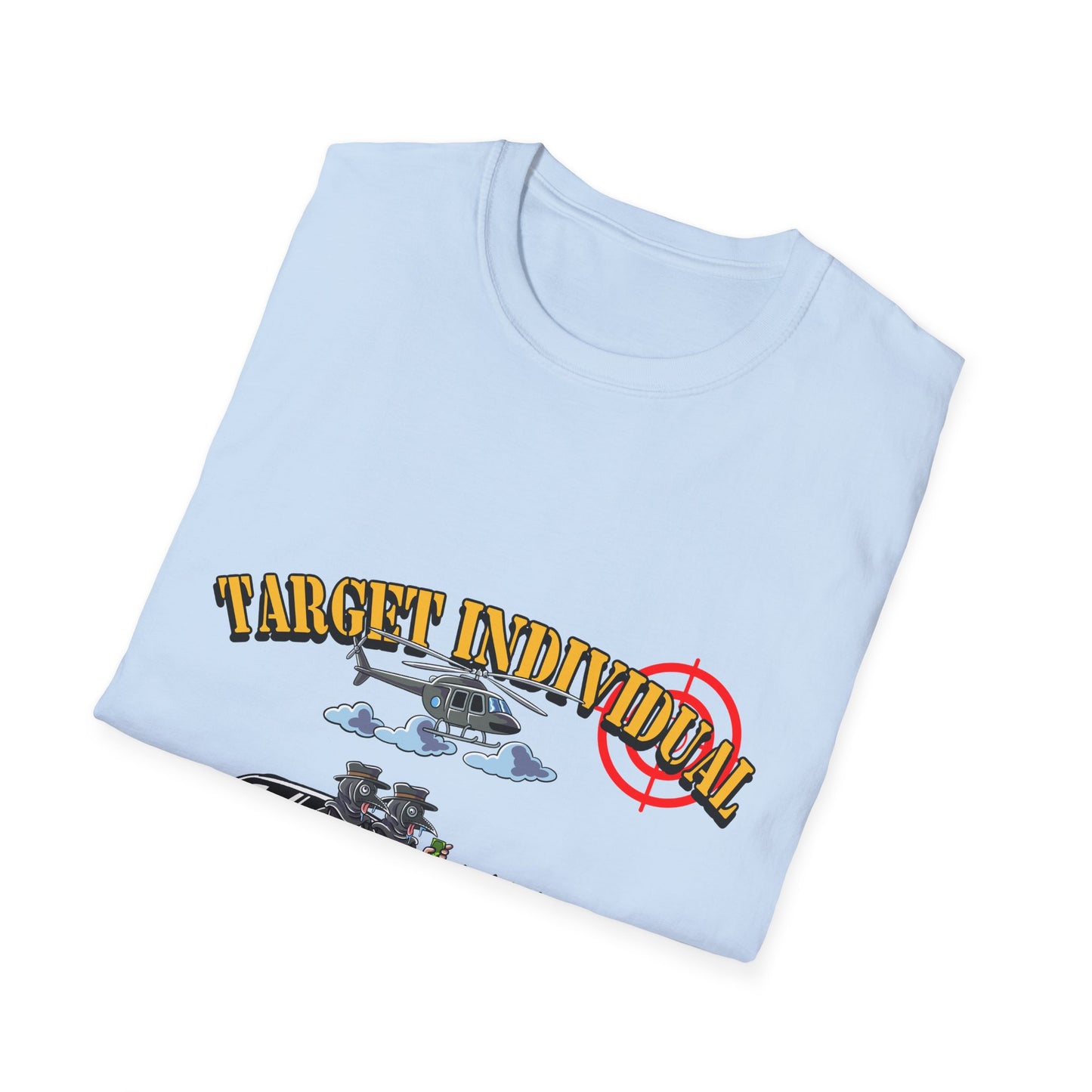 Target Individual T-Shirt — Funny Police Lineup Graphic Tee