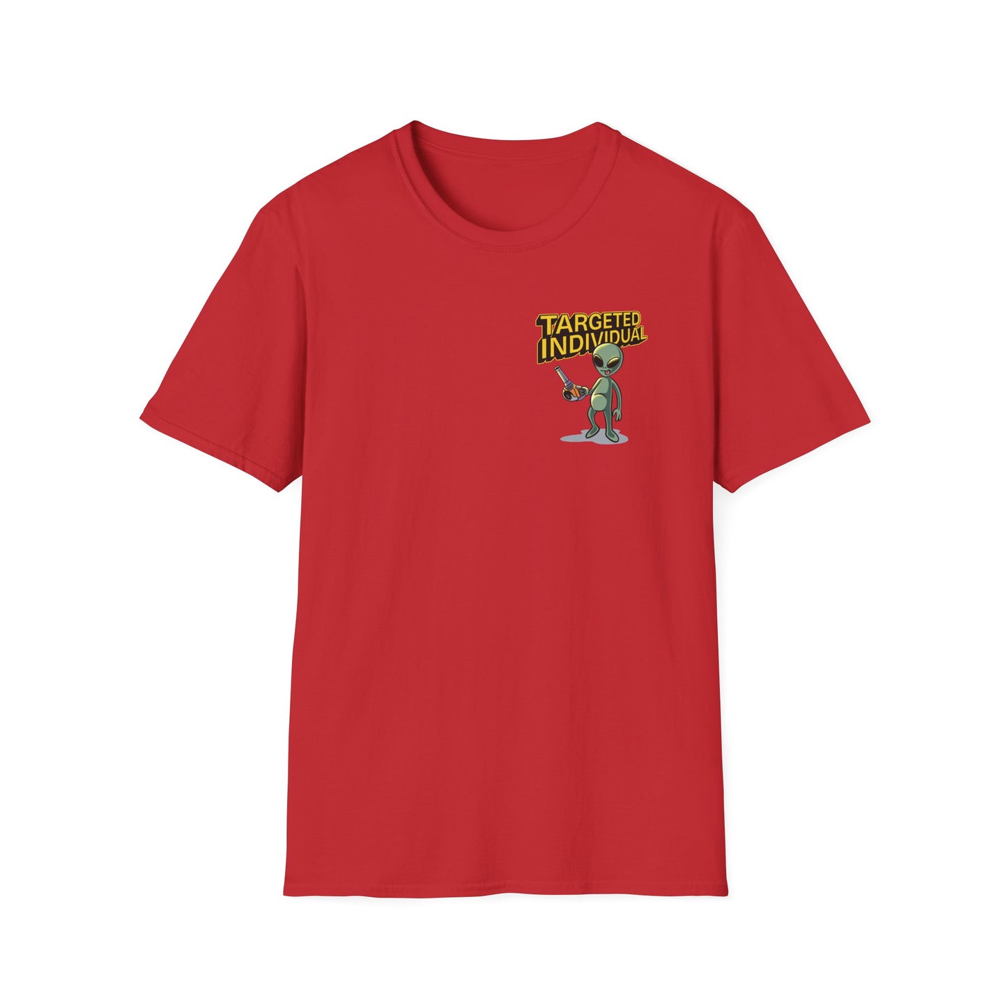 Alien Abduction Graphic T-Shirt — "Target Individual" Sci‑Fi UFO Tee