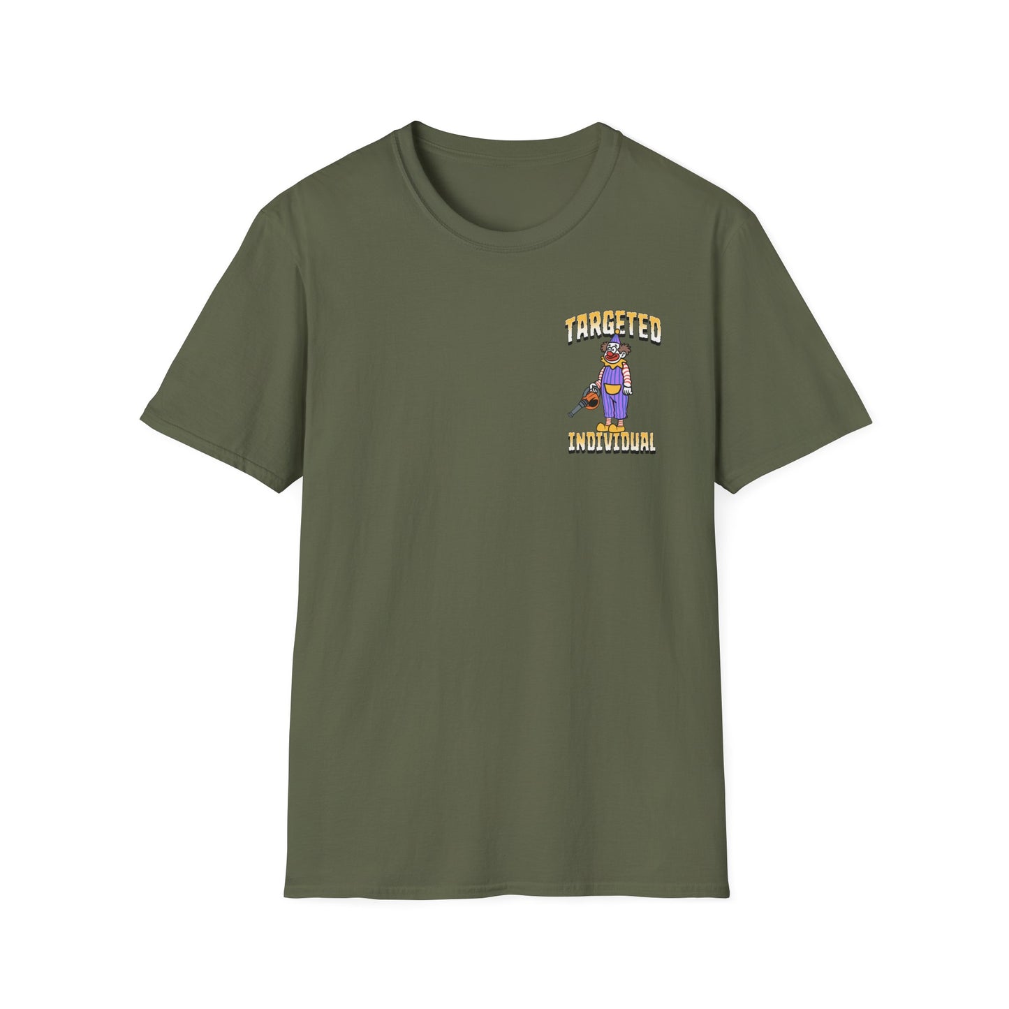 Targeted Individual Graphic T-Shirt — Circus Elephant Protest Design