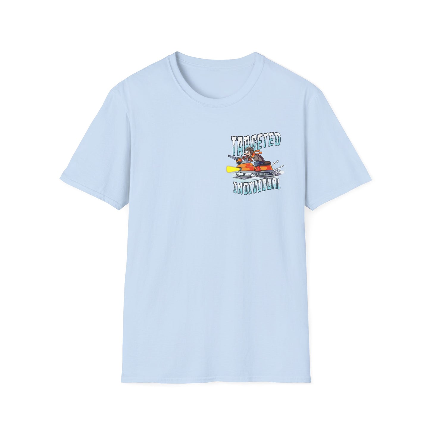 Fishing Cartoon T-Shirt — "Targeted Individual" Graphic Tee