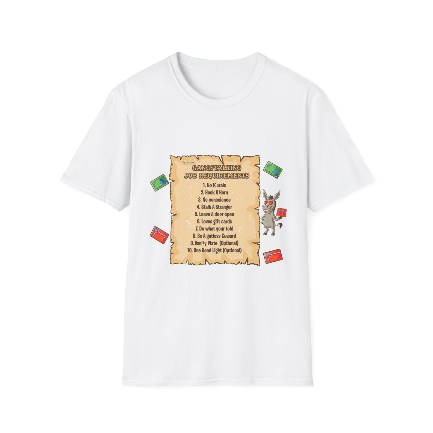 Christmas Reindeer Gift Checklist T-Shirt — Funny Holiday Present List Tee