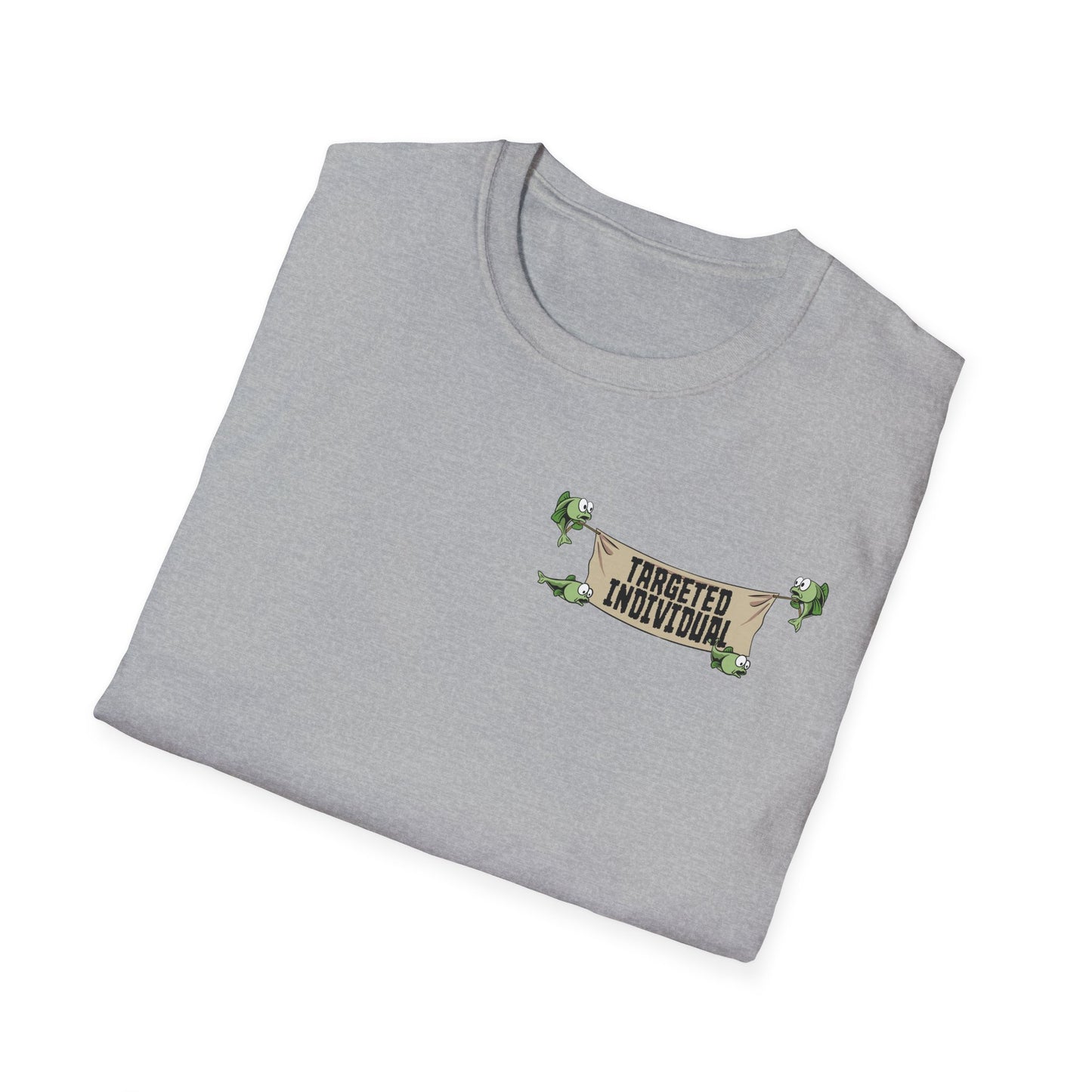 Targeted Individual Graphic Tee — Retro Diver Underwater Design